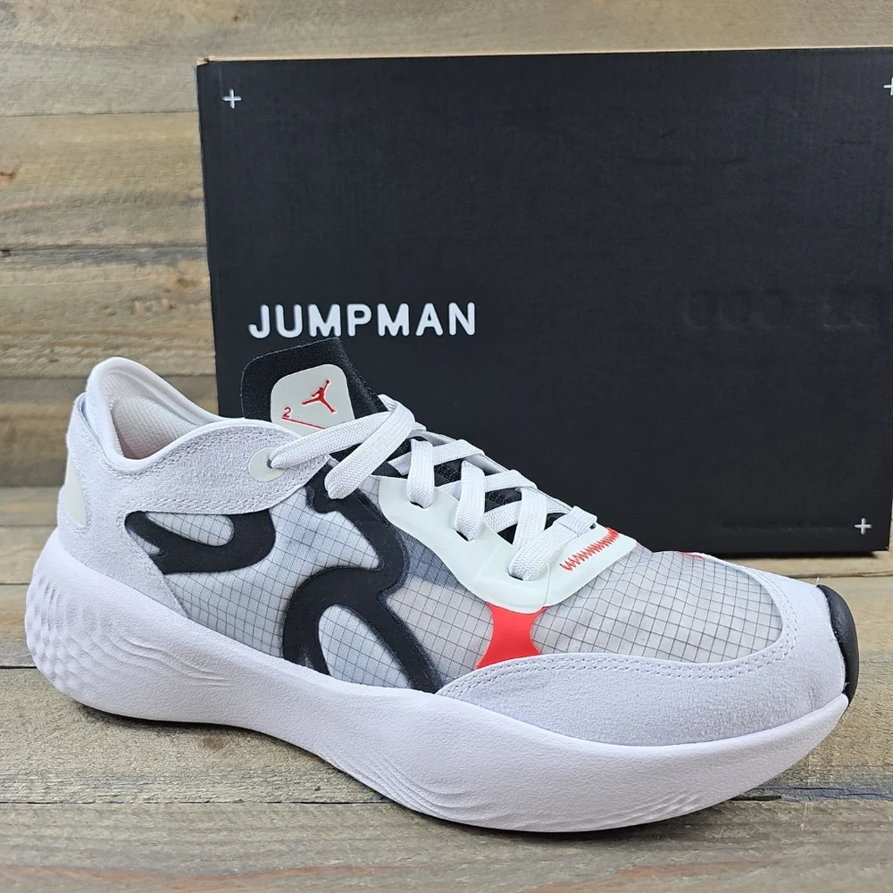 Nike Jordan Delta 3 Low Men's Shoes White/ Chili Red/ Black